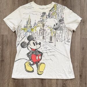 Disney Mickey Mouse T-Shirt - White, Red, Yellow